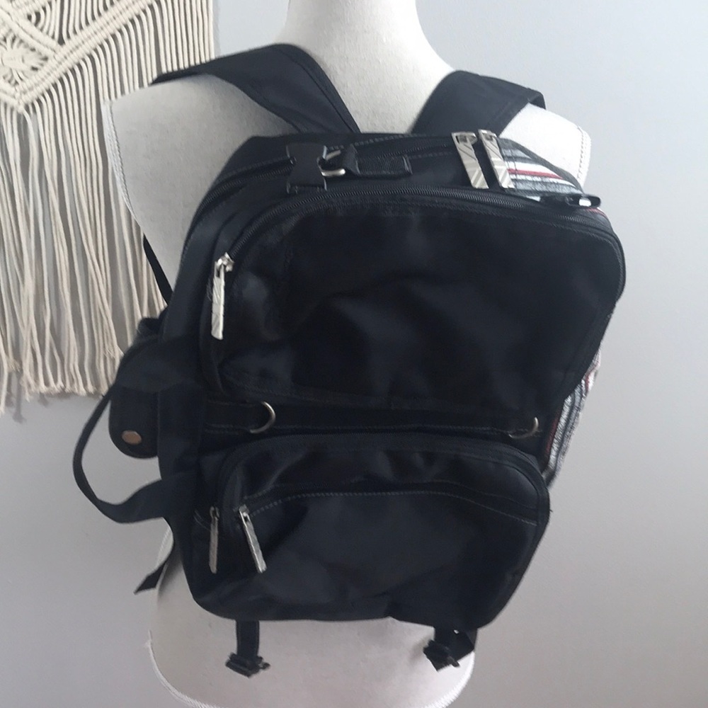 BEN SHERMAN Nylon Convertible Backpack